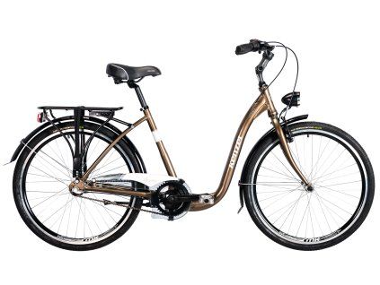 Kolo Kenzel Avenue Classic 3spd 2024 (Barva béžová, Velikost rámu 46 cm, Průměr kol 26”)