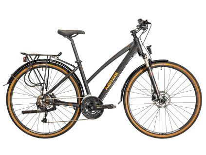 Kolo Kenzel Distance TR 400 woman 2024 (Barva šedá, Velikost rámu 44 cm, Průměr kol 28”)