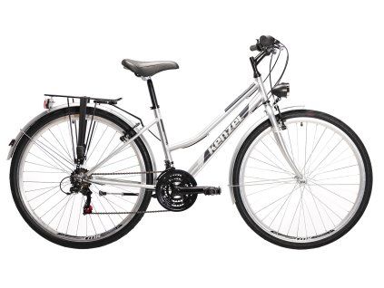Kolo Kenzel Fresh woman 2024 (Barva šedá, Velikost rámu 44 cm, Průměr kol 28”)