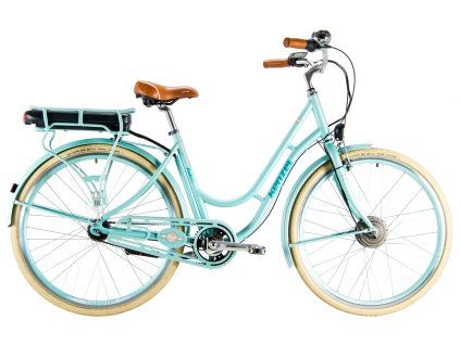 Elektrokolo Kenzel VintiGO 7spd 2024 (Barva béžová, Velikost rámu 49 cm, Průměr kol 28”)