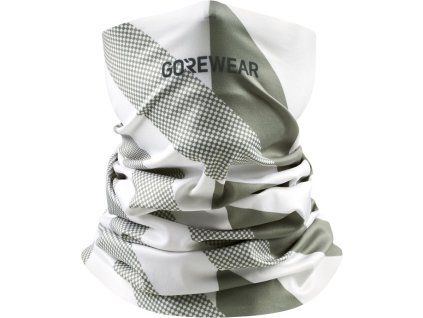 230704 gore essence light neckwarmer white lab gray one