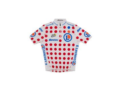 Detský dres SANTINI TDF Best climber (Velikost 5Y)