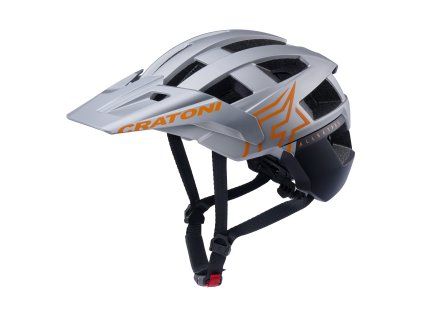 Helma CRATONI AllSet Pro Silver/Orange Matt - XS/S (52-57 cm) (Veľkosť XS)