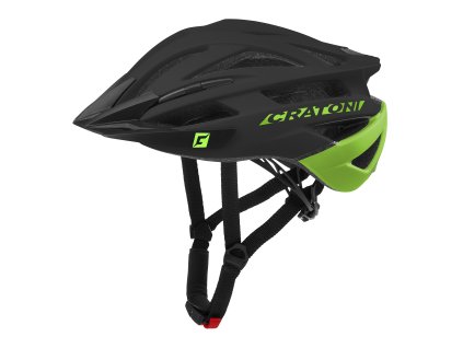 Prilba CRATONI Agravic Black/Lime Matt - S/M (54-58cm) (Veľkosť S)