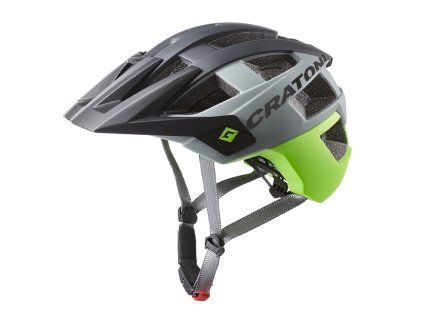 Prilba CRATONI AllSet Black/Lime Matt (Velikost S)
