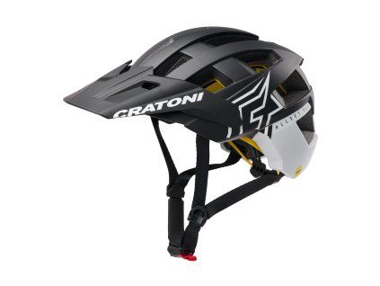 Prilba CRATONI AllSet Pro MIPS Black/White Matt - S/M (54-58cm) (Veľkosť S)