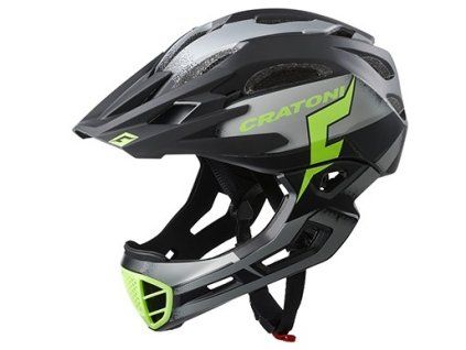 cratoni c maniac pro black lime mat o