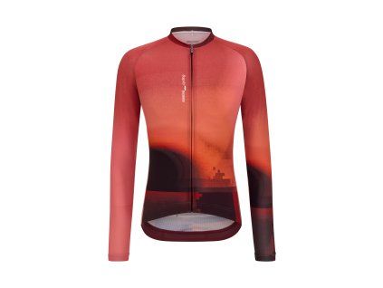 unisex dres s dlouhym rukavem santini luce red o