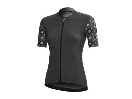 DOTOUT DÁMSKÝ DRES CHECK MELANGE DARK GREY XS (Veľkosť XS)