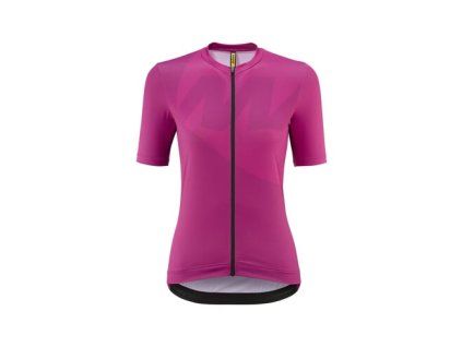 MAVIC DÁMSKÝ DRES S KRÁTKÝM RUKÁVEM ICON GRAPHIC FUCHSIA XS (Veľkosť XS)