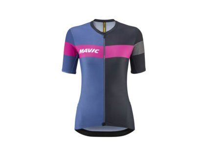 MAVIC DÁMSKÝ DRES S KRÁTKÝM RUKÁVEM KSYRIUM PRO DEEP BLUE XS (Veľkosť XS)