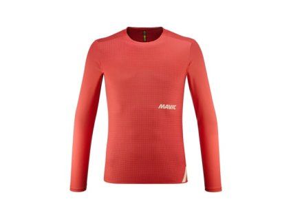 MAVIC PÁNSKÝ DRES S DLOUHÝM RUKÁVEM CROSSTRAIL GRADIENT/SPICY ORANGE S (Veľkosť S)