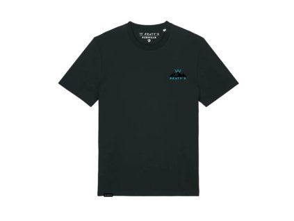 PEATY'S PUBWEAR TRIKO S KRÁTKÝM RUKÁVEM SUNRISE BLACK S (Veľkosť S)