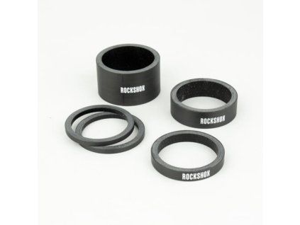 259729 rockshox am hs spacer gloss wht logo kit rs
