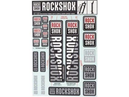 258748 rockshox decal kit 30 32 rs1 white