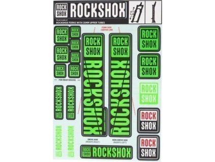 264400 rockshox decal kit 35mm ne05 green