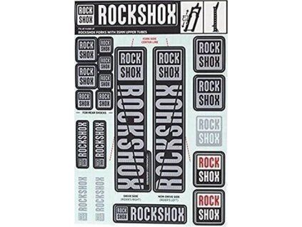 254947 rockshox decal kit 35mm polar grey