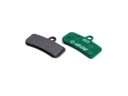 263968 sinter brzdove desticky shimano d type green