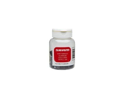 263884 sram shift ferrules 4 0mm open blk 100 count