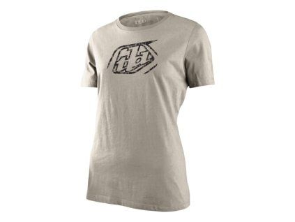 TLD DÁMSKÉ TRIKO S KRÁTKÝM RUKÁVEM CROPPED BADGE VINTAGE WHITE M (Veľkosť M)