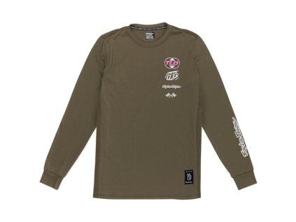 TLD DĚTSKÝ DRES S DLOUHÝM RUKÁVEM SKYLINE RIDE TEE WORLDWIDE CAPER XS (Veľkosť XS)
