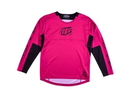 TLD DĚTSKÝ DRES S DLOUHÝM RUKÁVEM SPRINT ICON BERRY XS (Veľkosť XS)