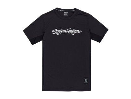 TLD DĚTSKÝ DRES S KRÁTKÝM RUKÁVEM SKYLINE RIDE TEE SIGNATURE BLACK M (Veľkosť M)