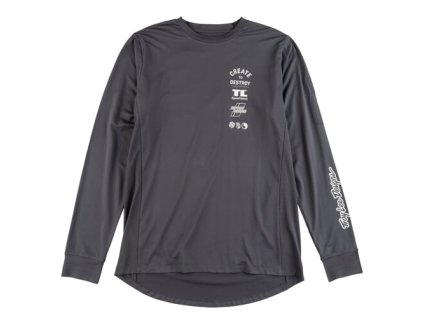 TLD DRES S DLOUHÝM RUKÁVEM RUCKUS RIDE TEE DESTROY CARBON S (Veľkosť S)
