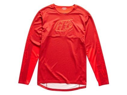 TLD DRES S DLOUHÝM RUKÁVEM SPRINT ICON FIRE ORANGE S (Veľkosť S)