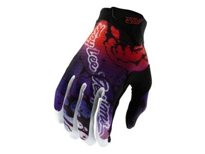 TLD RUKAVICE AIR DRIP BLACK / PURPLE S (Veľkosť S)