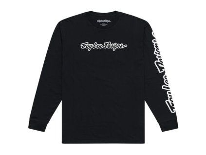 TLD TRIKO S DLOUHÝM RUKÁVEM SIGNATURE BLACK S (Veľkosť S)
