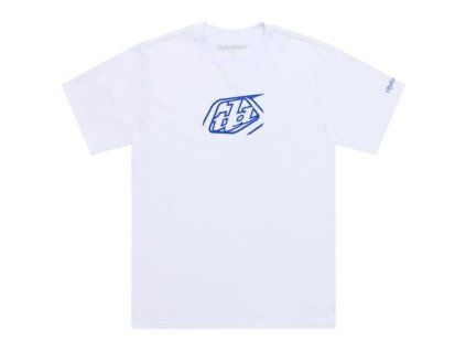 TLD TRIKO S KRÁTKÝM RUKÁVEM BADGE WHITE S (Veľkosť S)