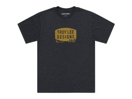 TLD TRIKO S KRÁTKÝM RUKÁVEM STAMP BLACK HEATHER M (Veľkosť M)
