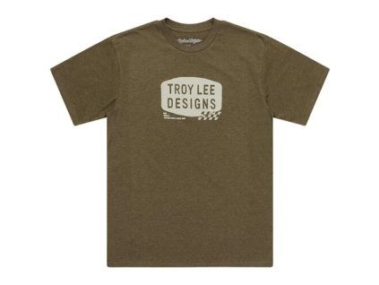 TLD TRIKO S KRÁTKÝM RUKÁVEM STAMP OLIVE HEATHER S (Veľkosť S)
