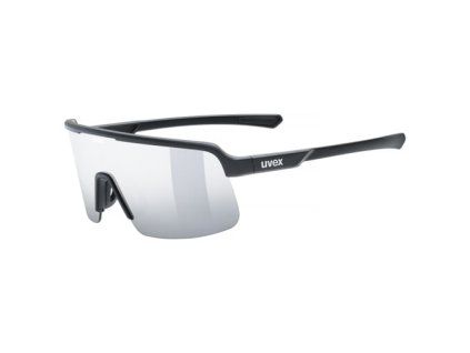 262642 uvex bryle dyrt black matt mir silver