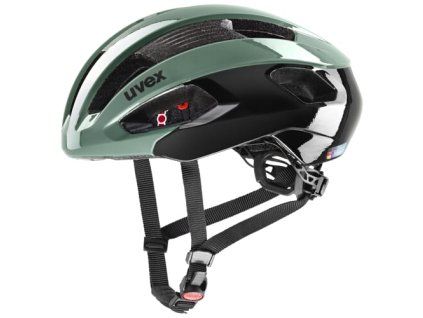 UVEX HELMA RISE MOSS GREEN-BLACK 52-56 (Farba moss green-black, Veľkosť 52-56)