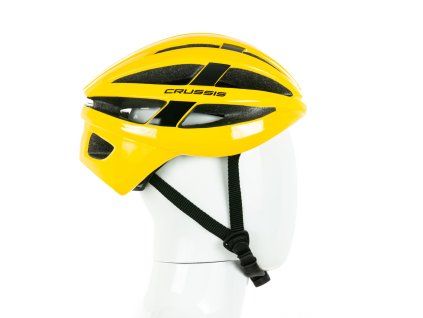 Crussis Cyklistická prilba 03011 - žltá farba (Obvod hlavy S vel. 50-55)
