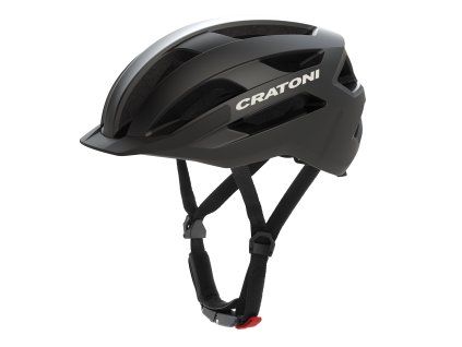 Helma CRATONI Pacer 2.0 Black Matt  - S-M (54-58 cm) (Veľkosť S)