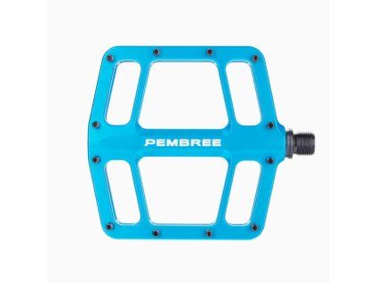 pedaly pembree d3a flat pedal large turquoise o