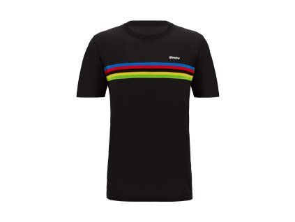triko santini uci world champion black 1 o