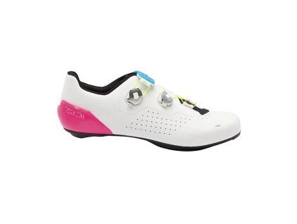 SIDI Genius X Wyve White/Fluo Cycling Shoes - 36 (Veľkosť 36)