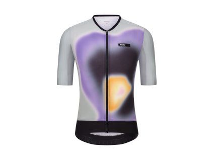 Unisex dres SANTINI Aero Race Grey - XXS (Veľkosť XXS)