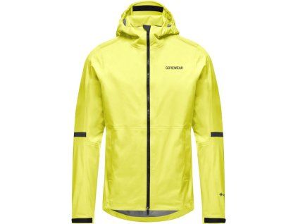 283623 gore lupra 2 0 gore tex hooded jacket mens lime yellow xl