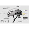Prilba HJC Ibex 3.0 Matt Glossy Grey - S (51-56cm) (Veľkosť S)