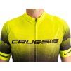 Crussis Cyklistický dres pánsky krátky rukáv čierno-žltá farba (Veľkosť S)